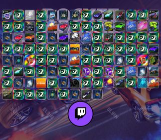 🌌 Twitch Drops 🌌 RL x EWC 2026 💜 Rocket League [Total 107 Items]