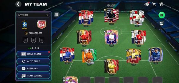 ⭐️️Sale⭐️️124 Ovr (no badge) | ios + Android, Rating 124, Squad price 73000kk, Coins on balance 500kk