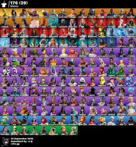 🔰PC/PSN/XBOX 🔰176 skins💥Gold Midas 💥 FNCS 3:1 Champion 💥 Lina Scorch 💥 Vivi Chroma 💥 Subzero Cryptic 💥 Spectra Knight 💥 Eternal Knight 💥 Menace 💥 Kado Thorne🎃0 VB
