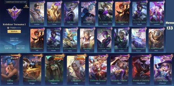 Skin 308  | Heroes 133 | Kungfu Panda Ling | Luckybox Change And Hayabusa And Alice | Christmas Miya | Emblems Max | Epic 5 #Ml483