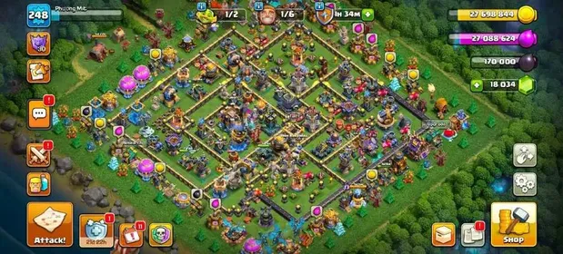 TH18 MAX➤2000+ CWL MADEL 2xLEAGUE SKIN➤[HERO-105-105-95-80-55-18]MAX PETS➤11x EPIC EQUIPMENT MAX➤MAGIC ITEMS➤FULL ACCESS