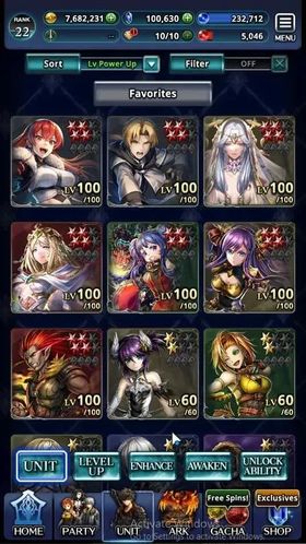 GLOBAL|Rank 22|100K Cry|Collab Mushoku Tensei[Eris,Rudeus G]|TopTierUnit[SM Sera,G Lilaha,etc]|3UR 1LR 33SSR Ark|CodeOnly|LC1588