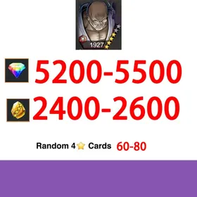 Global|IOS/Only|5200-5500RD|2400-2600GF|Saint Ethanbaron V. Nusjuro+60-80 random hero|100% Safe Account|