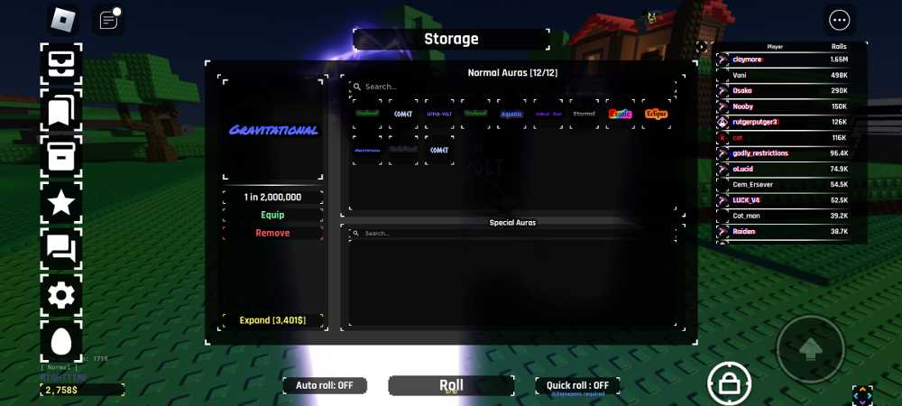 Sol's RNG | Sols RNG | Account 1 In 7,500,000 Hyper - Volt