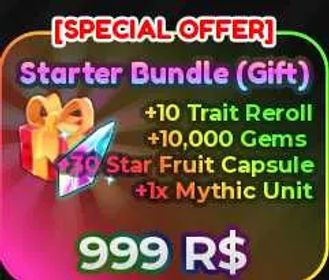 Starter Bundle | Anime Adventures | Fast Delivery + Ready Stock | Text Me For Any Other Item Gift In Game