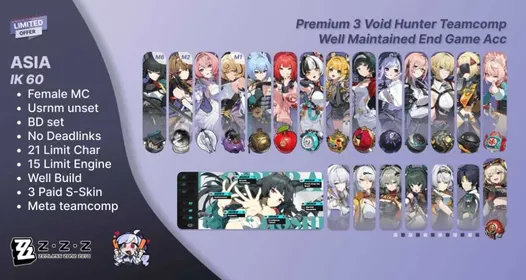 IK60 Asia 78*5 | M6 Miyabi, M2 Shunguang, M1 Yidhari, Remielle, Yixuan prem team & more