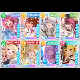 8 SSR || Starter : Sakura Miko (Summer) Bloom 1, Otonose Kanade (Summer) , Inugami Korone, Shirogane Noel, Houshou Marine, Pavolia Reine, Kaela Kovalskia, Otonose Kanade