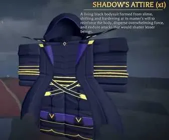 [AOTR] SHADOW ATTIRE (FAST DELIVERY) [Attack on Titan: Revolution - ROBLOX]
