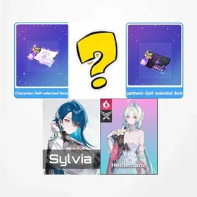Global |Heidemarie+Sylvia+random 5-star character|Character-Self-selected items+Partners-Self-selected items|The novice pool is not used