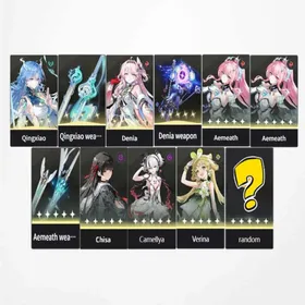 Asia|LV8|Qingxiao+Qingxiao weapon+Denia+Denia weapon+Aemeath+Aemeath+Aemeath weapon+Chisa+Camellya+verina+random 0-3 Five-star character|Thenovicepoolisnotused