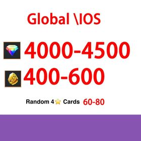 Global|IOS/Only|4000-4500RD|400-600GF|100% Safe Account|