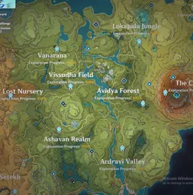 100% Explore Sumeru Forest ( 7 Map ) include 76 Aranara And Aranyaka Quest