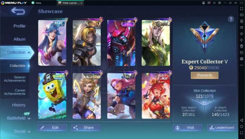 #635 | Naruto Gaara + SpongeBob Cyclops + Collector Natalia | 121 Skins | Instant Login