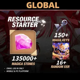 Global Server|135000+Magica Stones+★5 Mami Tomoe Bebe-O'-Lantern+Magia Key×150+5★kloku Guaranteed Magla Key x2+16-21 Random Five-Star Characters+Account story is complete/Android/iOS Interoperability|Magia Exendra