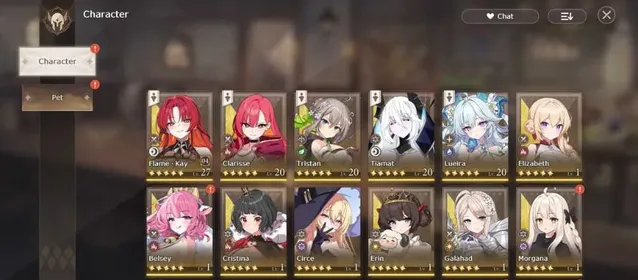 Global fkay5 belsey2 neo2 claris lue gala tia lohe 4 set equip lvl240