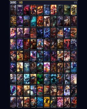 🌍 EUNE ⭐ Unranked 🎨 149 Skins 🏆 165 Champions 💙 5K BE 📈 Level 473 🔥 Riot Kayle 🏅 7 Victorious 🏅 2 Three Honors 💎 6 Legendary 🔹 High Noon Ashe 🔹 Nunu & Willump Bot 🔹 Dunkmaster Darius 🔹 Battlecast Prime Cho'Gath 🔹 Star Guardian Jinx m9565933688