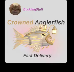 Fisch Bestiary | Crowned Anglerfish | Free Sovereign Relic | Fast Delivery