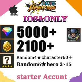 DCL31👉Global ⚡[IOS/Only]⚡[Instant Shipping][5000+RD][2100+GFGF]  4★ Kuzan 】+60+ Random  4-5 Star Characters+Random 6 Star Character 3-15。[initial account