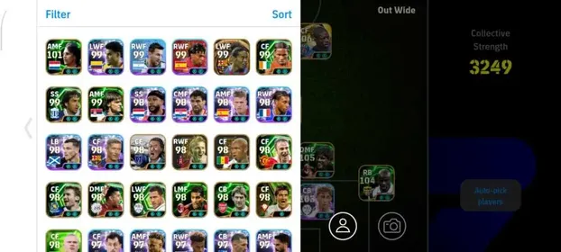 EPIC ACC (3252 can be more )+1700 COINS .. BEST ATTACK EVER ... DEMPELE 106 ... MBAPPE 106 .. JOHAN CRUYFF 107 ..BUSKAS 107 ... WORLD CUP RODRIII 107 .. FRANO RICARRD 106...LILIAN THURAM AND ROBERTO CARLOS THE BEST BACKS EVER.. LOOK AT THE BENCH AND FULL SQUAD 🔥🔥 FEEL FREE TO MESSAGE AND NEGOTIATE ME