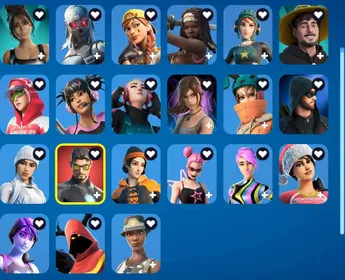 86 skins Fortnite account