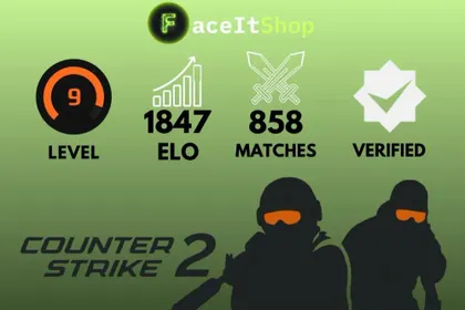 🌿🌊 SUMMER SALE - 10% 🌊🌿9 LVL FACEIT✅1847 ELO✅858 MATCHES✅|VERIFICATION|