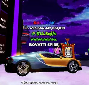 Dream Car Collection -- Rainbow Bovatti Spire 1.45Qi/s in Rebirth 14 Primordial Car -- Fast Delivery 🌙 Ysn