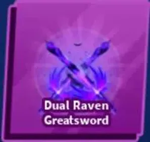 Dual Raven Greatsword - Blade Ball