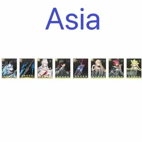 Asia lv8 HIYUKI+CHISA+weapon+Yangyang Xuanling+weapon+Cartethyla+Ciaccona+Verina+random 4 stars, The novice pool has not been moved