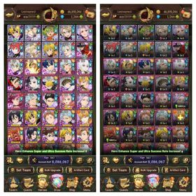 GLOBAL 1.260💎 | 8M CC | New Odin | New Lancelot | New Ban + Meliodas Cross : IF | All Collab Gachiakuta | All Collab Fire Force | All Collab Konosuba | Collab Re:Zero | 9 LR + 15 BASIC UR