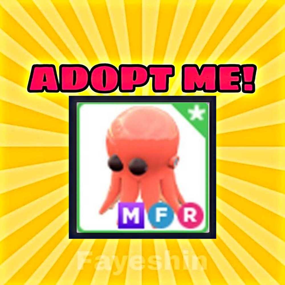 Adopt Me Legendary Mega Fly Ride Octopus MFR