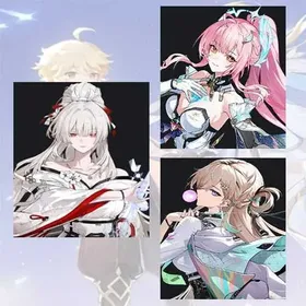 Asia lv 8| Hiyuki + Aemeath + Lynae | Random 4 stars |The novice pool is not used