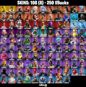 [PC/PSN] 108 skins | Royale Bomber | Lara Croft | Gold Midas | Fusion | Hybrid | Mandalorian | Polar Peely | Santa Dogg | Juice WRLD | Hot Marat | Take the Elf #368