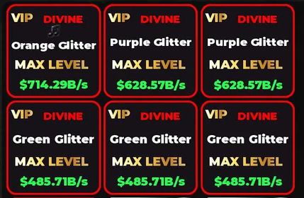 Mega Ramp for Slime - 500B/s Rainbow Glitter (random color)