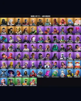 [OG] 82 Skins Red Knight ⭐️ Dummy Supreme ⭐️ Helsie ⭐️ Cerberus ⭐️ Raptor ⭐️ Jellie ⭐️ Purradise Meowscles ⭐️ The Ageless ⭐️ Slayer Juice WRLD ⭐️ Sith Trooper ⭐️ Recon Champion ⭐️ Darth Vader ⭐️ Imperial Stormtrooper ⭐️ Spider-Gwen ⭐️ Ruby m245533432