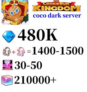 coco dark server|460K-480K+ Crystals | 1400～1500 Cookie Cutters | random 30-50 Epic Cookies+210000 Rainbow Cube+50K chocolate + 500 Pet Gacha Pulls + 5–8 Ancient / Legendary / Epic Cookies|Beast's Heritage Selection Chest is not used|Ancient Cookie Selection Chest|Legendary Cookie Selection Chest | Plot progress 1-3] iOS/Android Cookie Run: Kingdom