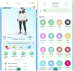 [#227] LVL 70 🔥 | 118 Shiny | 8 Legendary | 10 Costume | 10x 100iv | 1 Shiny Legendary | Shiny Zekrom | rayquaza and kyurem Background | 1x master ball | 1000 Item Storage | 450 Pokemon storage | Instant Access