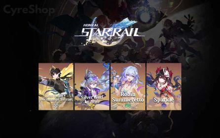[ASIA] Starter TL4 | Female | Silver Wolf LV.999 + Robin Summeretto + Danheng PT + Sparkle | x2 Golden Companion | Departure Banner On (50/50) | #SR018