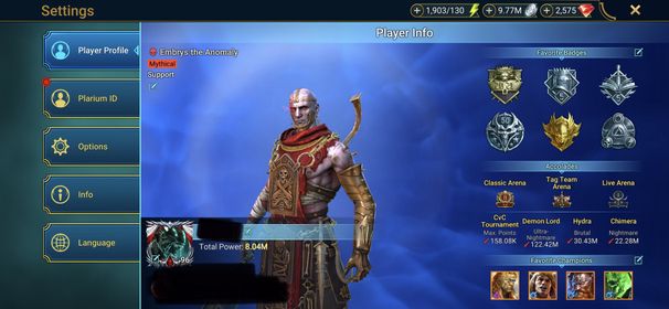 [3 Mythical Champions][8.04M] Lady Mikage,Alaz,Embrys + 83 LEGENDARY (Gaellut,Cardi,Venus,Arb,Lamasu,Mith,Harima,Hilvi(5*),Maulie(6*),Kerin,Michinaki,Thor,Pythion,He-Man,Razelvarg,BEK,Helicath,Caoilte,Brogni...) + 2k UNM