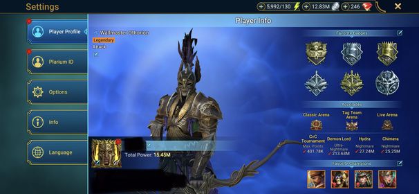 [1 Mythical Champions][15.45M] Embrys + 144 LEGENDARY (Graazur,Teu,Tuhanarak,Arb(5*),Nic(5*),Riho(5*),Turvold(5*),Armanz(6*),Harima,Kassandra,Praeva,Pythion x4,Gnut(5*),Firrol,Kymar x2,Othorion,Ankora,Nekmo,Thor,Shyek,Rotos,Brogni...) + 1k UNM