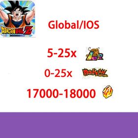 Global[ios /only]| 17000-18000diamond]| Dragon Ball Z Dokkan Battle |Fast delivery