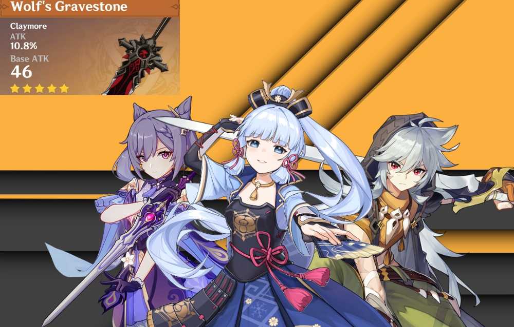 (NA) Ayaka,Keqing,Razor Wolf Gravestone AR10 Instant Delivery