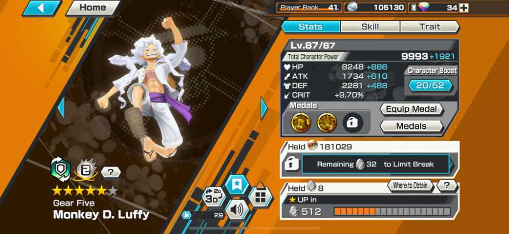 One Piece Bounty Rush 10 Ex Luffy Zoro Kaido Bigmom E Mais.. - Outros - DFG