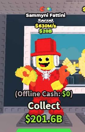 Sammyni Fattini - Secret $630M/s - Steal a Brainrot Fast Delivery