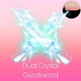 Dual Crystal Greatsword | Blade ball