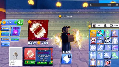 [Blade Ball] Dual Good Fans | 1K+ RAP | 400+ Robux | Good Alt | 2024 (2 Years Hold) - SAFE!