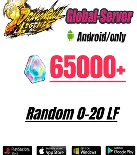 Global[Android only] 65000+Chrono Crystal】+Random 4-20LL|Baidan ID | The plot has been completed | DragonBall Legends