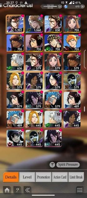 Global LV1| Aizen, Rangiku | Starter Account | 22