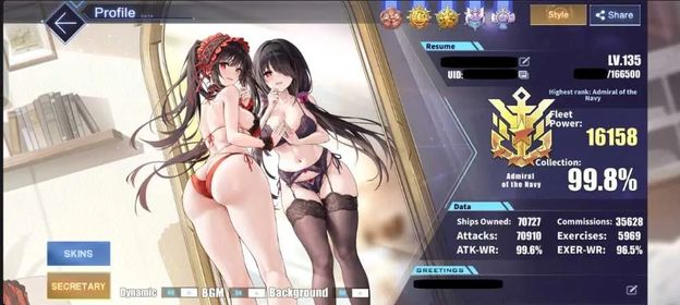AZL15 – Avrora Ultimate Whale Account | 99.8% Collection, 57 UR Ships, Nearly Full Collabs & 1K+ Cubes