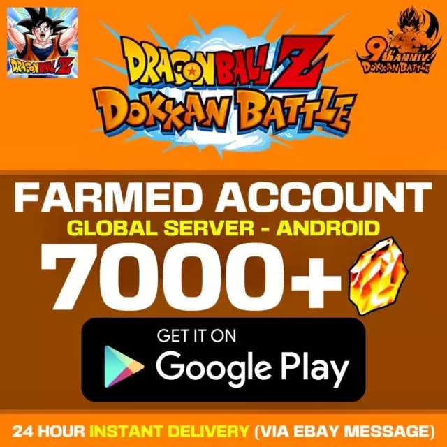 Compte De Jeu Dokkan Battle Global (Dragon Ball Z) - Neuf - Plateforme Mobile