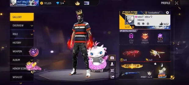 F503✨LV 63✨2 EVO✨255 COSTUME✨108 BUNDLE✨245 WEAPON✨MP40 PREDATORY COBRA LV.5✨MP5 PLATINUM DIVINITY LV.3✨FIST COBRA✨LOGIN GOOGLE✨SAFE ACCOUNT